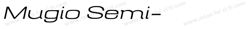 Mugio Semi字体转换